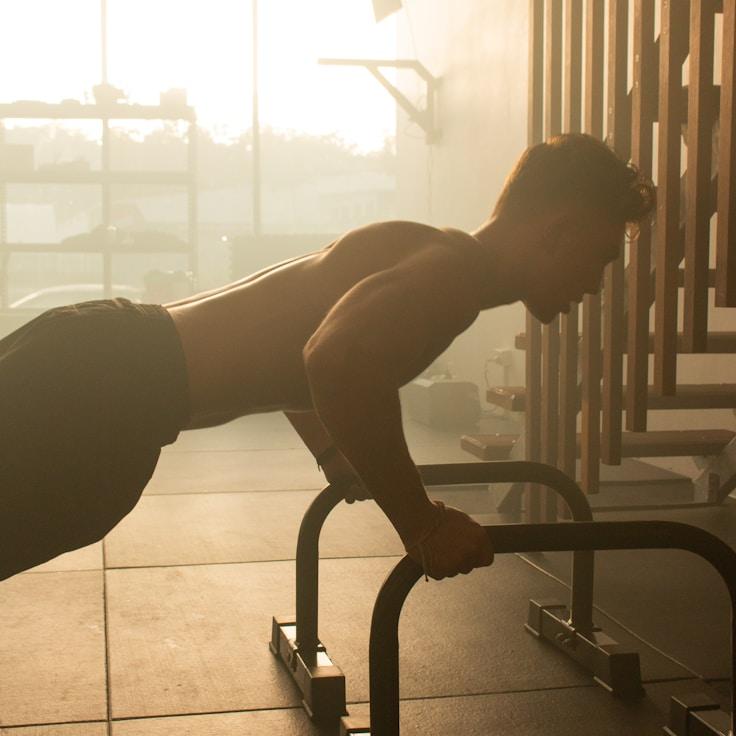 Professional gym interior featuring strength equipment